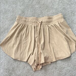 JoyLab Women's Athletic Shorts in Tan, small